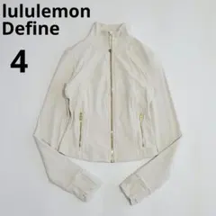 ルルレモン Define クロップジャケット Luon アイボリー サイズ4 ルルレモン Define クロップジャケット Luon アイボリー サイズ4