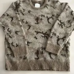 柄ニット 古着