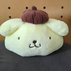 サンリオキャラクターズ　ポムポムプリン　 顔デカクッション