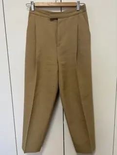 IENA レディース カラータックテーパードパンツ キャメル サイズ34