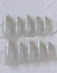 【現品】 ぷるマグ White シルバー フレンチ ウエディング 綺麗系