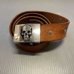 Lucien pellat-finet レザー ベルト　スカル 　ターコイズ 170419-15_3.jpg