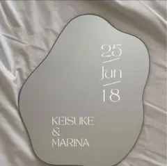 ウェルカムミラーステッカー　ウェルカムボードウェルカムスペース