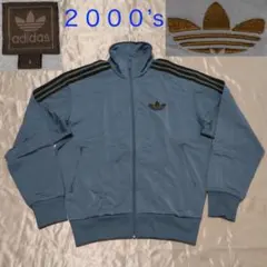 アディダスオリジナルズ ブルー トラックジャケット 大きめSサイズ