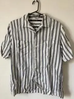 ストライプ柄 半袖シャツ