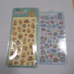 プクプクシール　ふわふわドロップ　ボンボンドロップ　うるちゅる　ディズニー