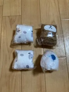 サンリオ　シュガーバニーズ　ふわふわ巾着2 あおみみうさ　くろうさ　ぶちうさ