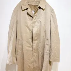 【フランス製/訳あり】ヴィンテージ ステンカラーコート Borgボアライナー付