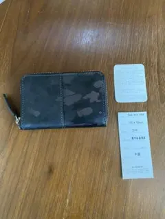 革製(表牛革、裏馬革)カード、コインケース 105x70mm