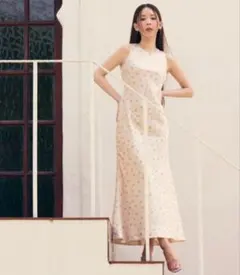 Forever21 ワンピース ノースリーブ ミチ コラボ レモン柄 Mサイズ