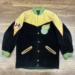60s ビンテージ ブラックコーデュロイ ロンスタ リバーシブル XL 襤褸