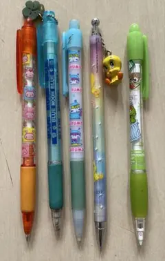 平成レトロ 当時物 セサミストリート　ユニバ　ミルモ　トゥイーティー　シャーペン
