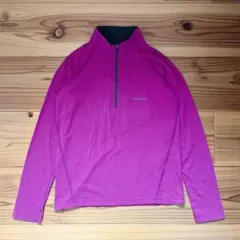 mont-bell ハーフジップ長袖Tシャツ　レディース　ピンク　S