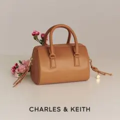 【日本未入荷カラー】CHARLES & KEITH ショルダーバッグ ブラウン