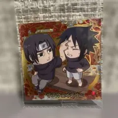 NARUTO　忍界 シール ウエハース 5　シークレットサスケ イタチ