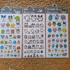 キャラクターシールセット 4サイズ 3シートセット