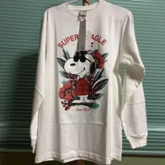 calee ロンT スヌーピー　白　春　長袖　シャツ　インナー　タグ付き