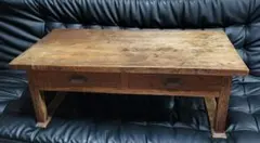old maison VINTAGE 木製 机 テーブル アンティーク家具 - メルカリ