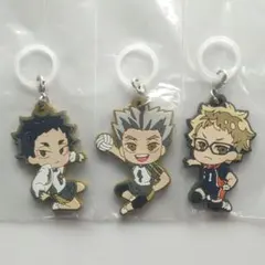 ハイキュー 月島蛍 木兎光太郎 赤葦京治 でふぉラバ！めじるしガチャマスコット