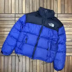 90s ノースフェイス ヌプシ ダウンジャケット 黒紺 NF002YO ブランド古着】THE NORTH FACE / ノースフェイス 90s～ NF002YO