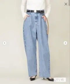 upper hights conte タックデニムパンツ UN 24 FLOW upper hights conte タックデニムパンツ UN 24 FLOW