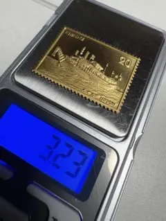 松本徽章工業 純金 金属工芸品 純金 純銅 プレート 3.23g 天地丸 船