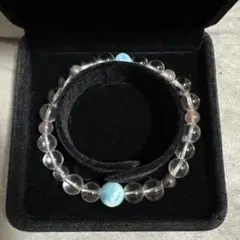 a*〗様 水晶・ラリマー・ブレスレット