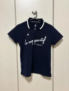 未使用　le coq sportif ポロシャツ ネイビー ゴルフ