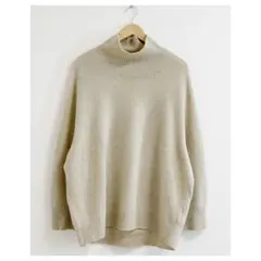 m684_IENA 極美品◆毛100% コクーンハイネックプルオーバー ニット