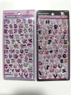 【正規品】　ボンボンドロップシール　サンリオ　文字　キティ　マイメロ　ボンドロ