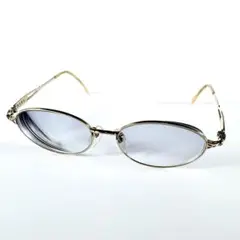 【美品】GRES グレ　18金　ゴールド　メガネ　12金張り　フルリム　眼鏡
