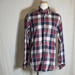 J.CREW チェック柄ボタンダウンシャツ 綿100% 好印象