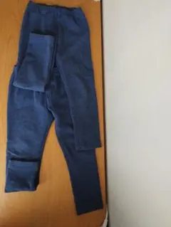 ユニクロ パンツ 裏フリース 110cm 2点セットネイビー