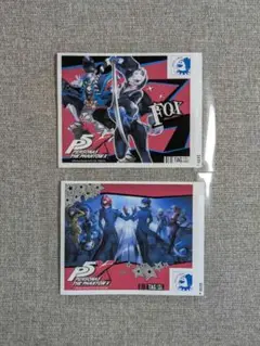 ペルソナ5 オリジナルラベル缶 ステッカー フォックス KV①