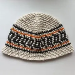 483クロシェハット　バケットハット　クラッシャーハット　帽子　ビーニー