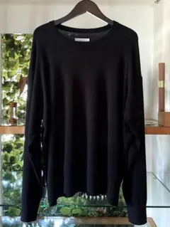 Afiit / COTTON CASHMERE LS BLACK 25AW