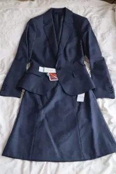 新品THE SUIT COMPANY she セットアップ ネイビー　チェック