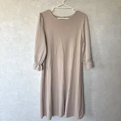 最終値下げ★デビュードフィオレ　ニットワンピース　薄ピンク　フォーマル　上品