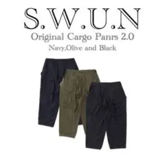 S.W.U.N Original Cargo Pants 2.0 ブラック