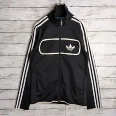 adidasアディダス トラックジャケット ジャージ トレフォイルロゴ ブラック