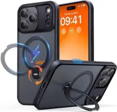 360度回転スタンド付きiPhoneケース17pro