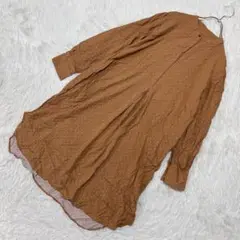 URBAN RESEARCH ロングシャツ ライトブラウン フリー オシャレ