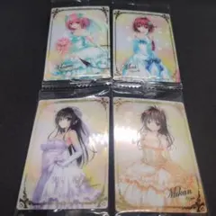 To LOVEる ダークネス ウエハース 4枚セット モモ 芽亜 古手川唯 美柑
