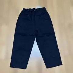 新品未使用☆コムサイズム　黒　テーパードロングパンツ100㎝