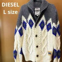 DIESEL カーディガン/ニット 希少L カウチン【2/13最終価格★】