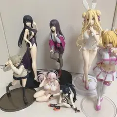 美少女フィギュア プライズ 7体 まとめ売り 女の子 開封済