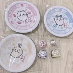 ちいかわくら寿司　皿　フィギュア　缶バッジ　マグネット　まとめ
