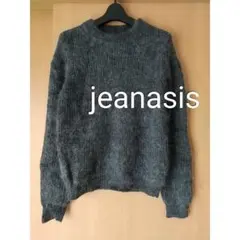 jeanasis★モヘア混グレーニットジーナシスセーター