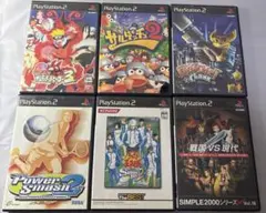 【PS2】スポーツ・キャラゲー 6本セット テニプリ NARUTO サルゲッチュ