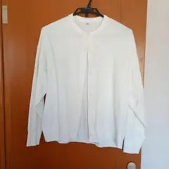 UNIQLO ホワイト カーディガン XL